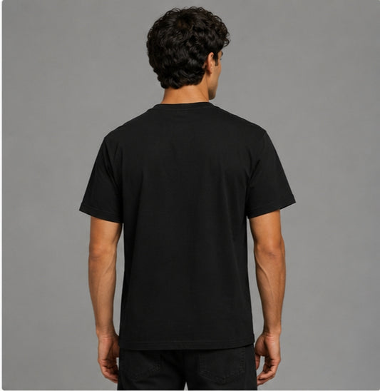 Black Grahphic T-Shirt Regular Fit 100% Cotton