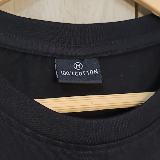 Black Grahphic T-Shirt Regular Fit 100% Cotton
