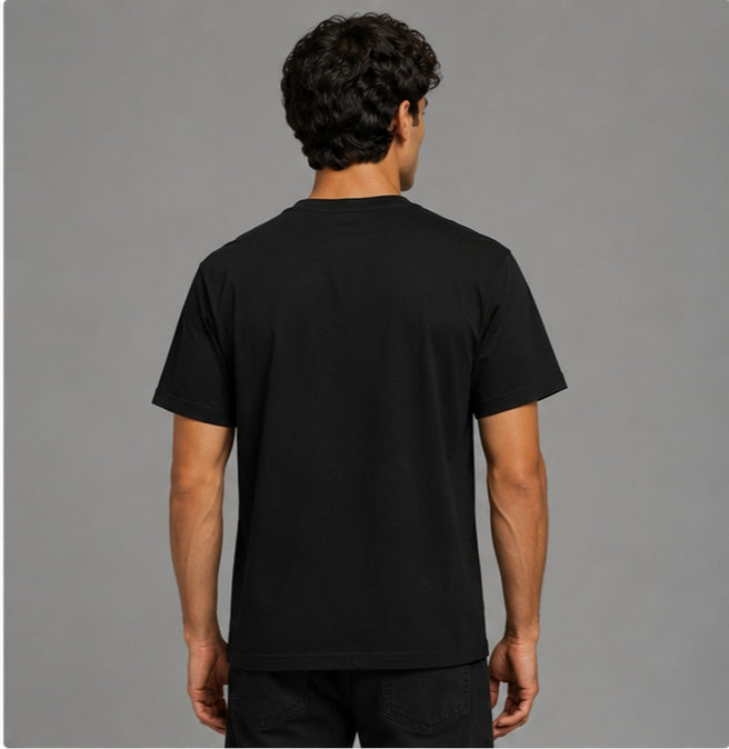 Black Grahphic T-Shirt Regular Fit 100% Cotton