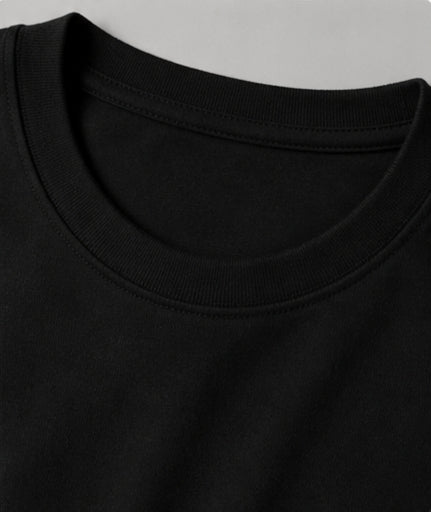 Black Grahphic T-Shirt Regular Fit 100% Cotton