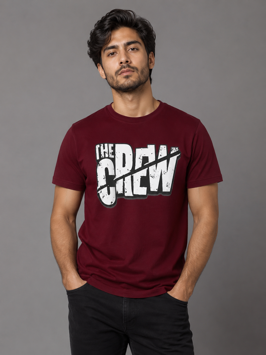 Wine T-Shirt Regular Fit 100% Cotton
