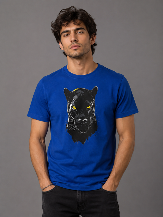 Blue Regular Fit T-Shirt 100% Cotton